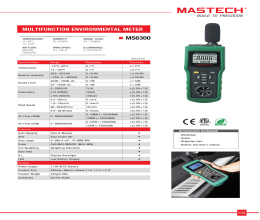 کاتالوگ مولتی فانکشن محیطی مستک MS6300