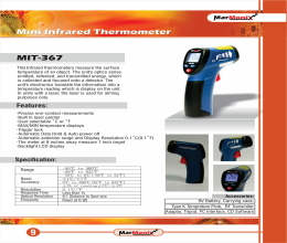 بروشور ترمومتر لیزری تفنگی مارمونیکس MIT-367