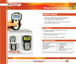 بروشور تاکومتر دیجیتال مارمونیکس MTC-602