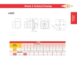 بروشور کلید گردان مدل RY-BY سری R توان ره صنعت