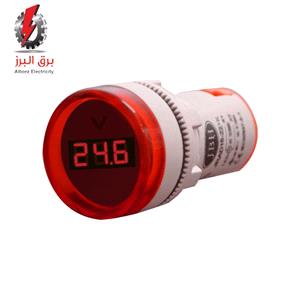 چراغ سیگنال ولت متر گرد 5V-48VDC قطر22 JBH