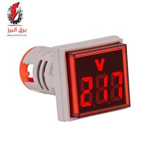 چراغ سیگنال ولت متر مربع 80V-500VAC قطر22 شیوا امواج