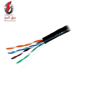 کابل شبکه Cat6 UTP روکش PVC رسانا کابل