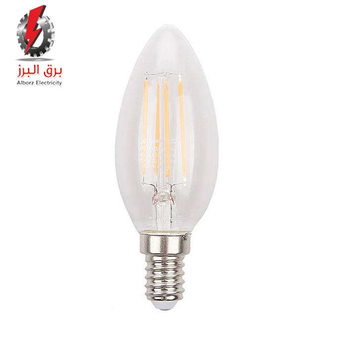 لامپ شمعی فیلامنتی 4.5 وات سری S لامپ نور