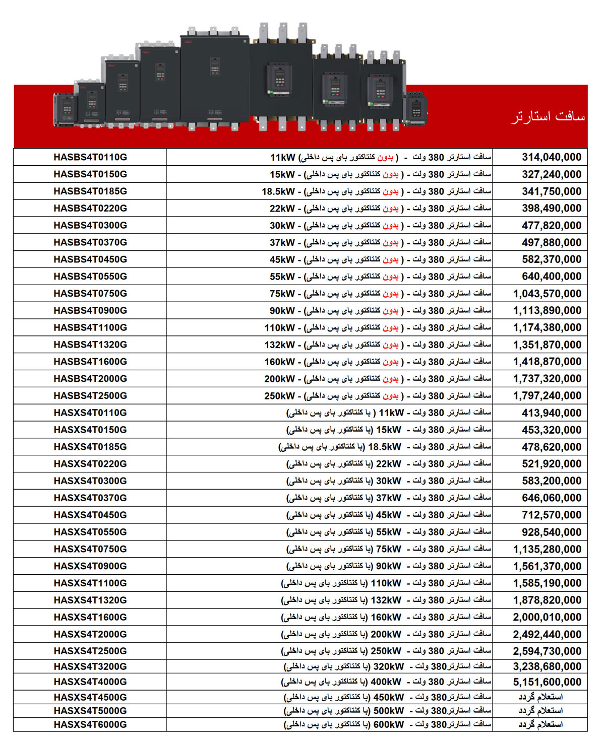 لیست قیمت هیمل